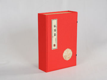 جعبه های هدیه با کارتن تاشو کلاسیک قرمز با عمر بالا با مقاومت بالا
