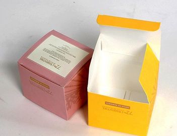 جعبه بسته بندی کاغذ بازیافتی عاج برای لوازم آرایشی