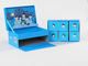 جعبههای هدیه مقوایی 3 سفت و سخت و مستحکم CYMK Pantone چاپ رنگی آرم سفارشی